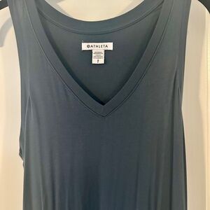 Athleta V Neck Maxi Dress